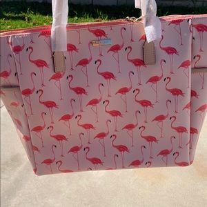 Kate Spade shore street flamingos diaper bag